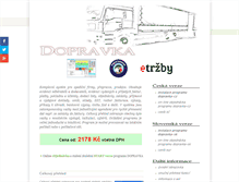 Tablet Screenshot of dopravka.cz